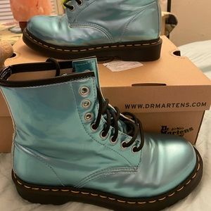 Vegan baby blue Dr.Martens